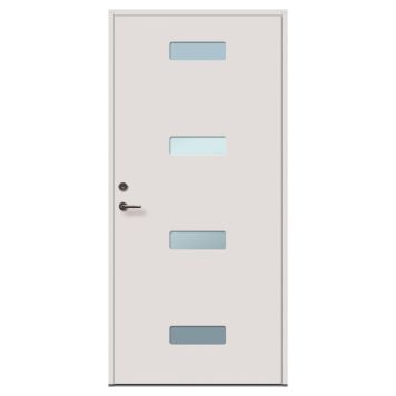 YTTERDÖRR SOLID ELEMENTS FUNKIS 10X21 HÖGER M6 VIT