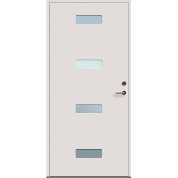 YTTERDÖRR SOLID ELEMENTS FUNKIS 10X21 VÄNSTER M6 VIT