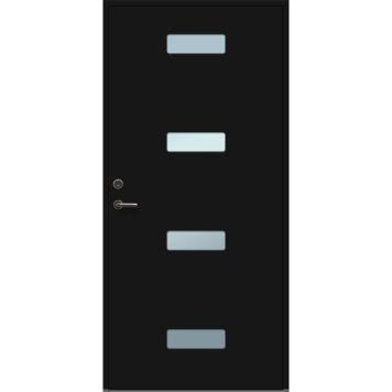 YTTERDÖRR SOLID ELEMENTS FUNKIS 10X21 HÖGER M6 SVART