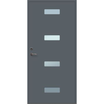 YTTERDÖRR SOLID ELEMENTS FUNKIS 10X21 HÖGER M6 ANTRACIT