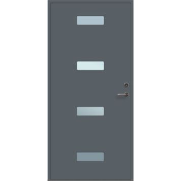 YTTERDÖRR SOLID ELEMENTS FUNKIS 10X21 VÄNSTER M6 ANTRACIT