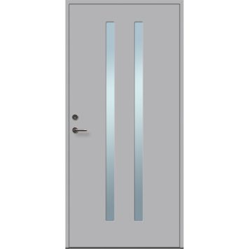 YTTERDÖRR SOLID ELEMENTS FUNKIS 10X21 HÖGER M4 LJUSGRÅ