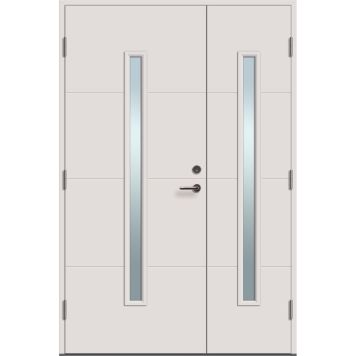 PARDÖRR SOLID ELEMENTS VÄXJÖ 14X21 PARDÖRR VÄNSTER VIT