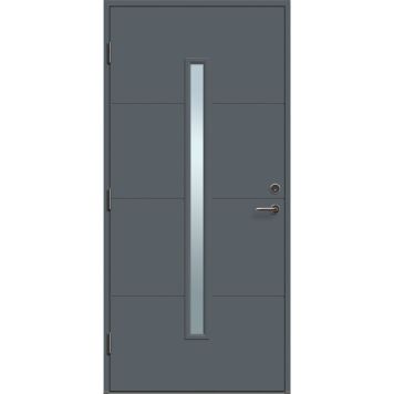 YTTERDÖRR SOLID ELEMENTS VÄXJÖ M10X21 VÄNSTER ANTRACIT