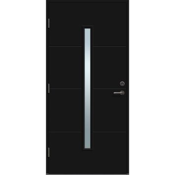 YTTERDÖRR SOLID ELEMENTS VÄXJÖ M10X21 VÄNSTER SVART