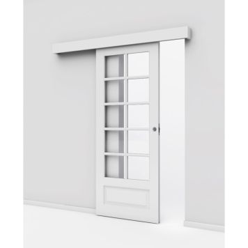 SKJUTDÖRR UTANPÅLIGGANDE LONDON 8X21 MED SKENA