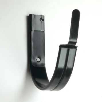 RÄNNKROK M. KLAMMER ICOPAL SVART Ø125X70MM STÅL