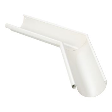 RÄNNVINKEL INNER ICOPAL VIT Ø100MM 45° STÅL