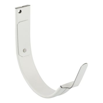 RÄNNKROK M. KLAMMER ARECO VIT Ø100X70MM STÅL