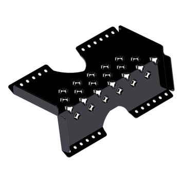 TAKSTEG CWL FÖR PROFILERAD TAKPLÅT SVART 15ST