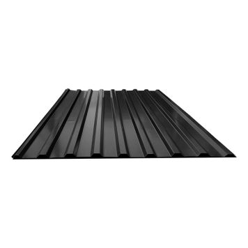 PLÅTTAK ARECO TP18 TAKPLÅT SVART 1070X3000X0,40MM