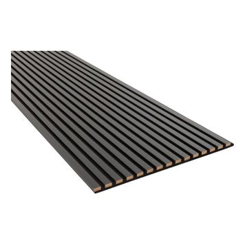 AKUSTIKPANEL FIBROTECH UNIKA 25 FÖR VÅTRUM SVART EK 22X600X2440MM