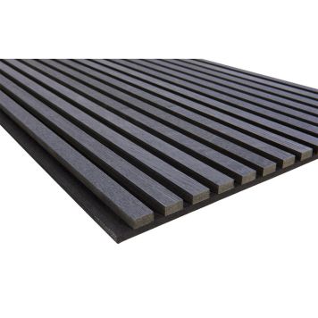 AKUSTIKPANEL FIBROTECH BASIC 22X605X2440MM SVART EK 