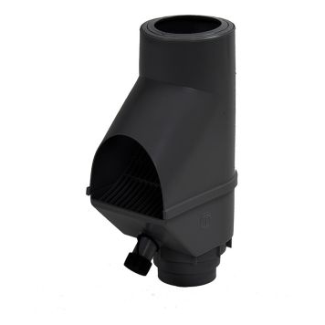 LÖVAVSKILJARE MR FLOWOUT SVART PLAST 70-100 MM