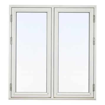 FÖNSTER SVENSKA FÖNSTER SIDOHÄNGT F2 2-GLAS FRITID 12X8 VIT
