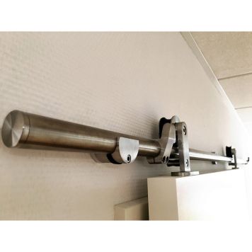 STÅL SKENA UTANPÅLIGGANDE 2 METER