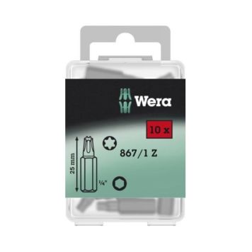 BITS WERA 867/1 Z TX 10X25MM 10-PACK