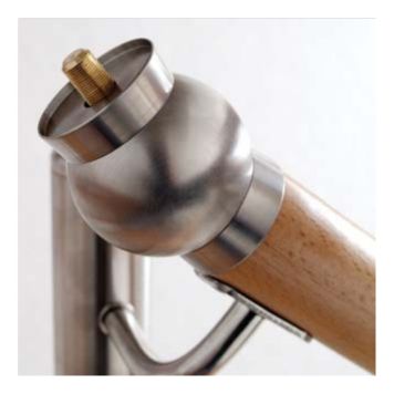 ROSETT FÖR TRÄSTÅNG Ø42X12MM 1ST/FRP