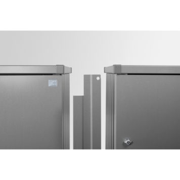 ANSLUTNINGSELEMENT BIOHORT ALEX METALLIC KVARTSGRÅ 3-PACK