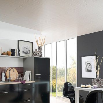 TAK & VÄGGPANEL PÄRONVIT 1300X154X10MM 8ST/FRP 1,3 | BAUHAUS