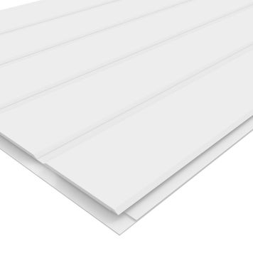 TAKPANEL MOELVEN REGINA KLASSISK VIT 6X405X1215MM