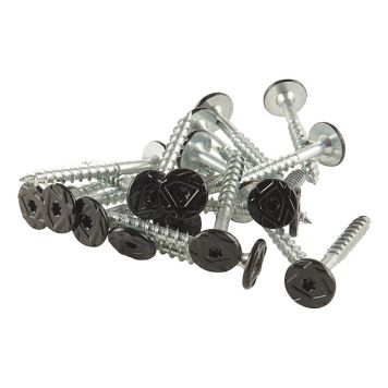 MONTAGESKRUV FIBROTECH TX25 5X45MM SVART 100ST/FRP