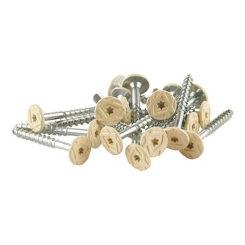 MONTAGESKRUV FIBROTECH TX25 5X45MM BEIGE 100ST/FRP