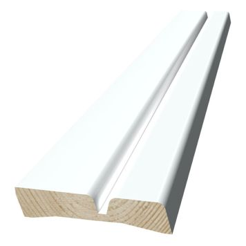 SOCKEL MOELVEN VENTILERAD VIT FURU 15X56X3300MM