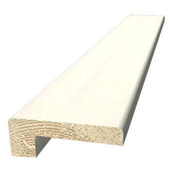 KLACKFODER 075 MOELVEN FURU VITMÅLAD 21X56X2200MM