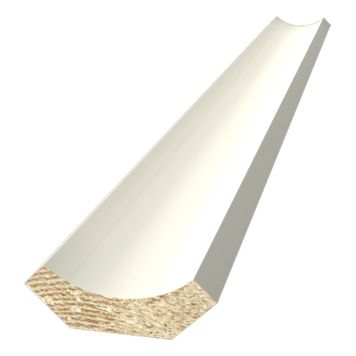 HÅLKÄL MOELVEN FURU VITMÅLAD 15X56X2400MM