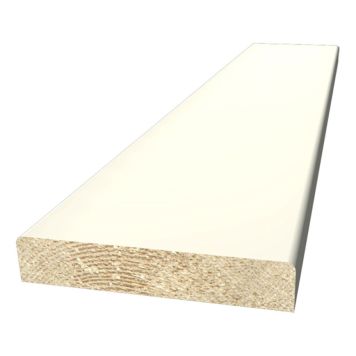 FOGLIST MOELVEN FURU VITMÅLAD 8X33X2400MM