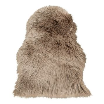 FÅRSKINN SYNTETISKT 50X85CM BRUN