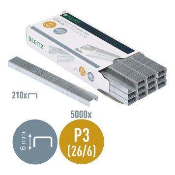 HÄFTKLAMMER RAPID 26/6 STÅL 5000 ST