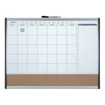 WHITEBOARD NOBO PLANERINGSTAVLA MAGNETISK 585X430 MM 