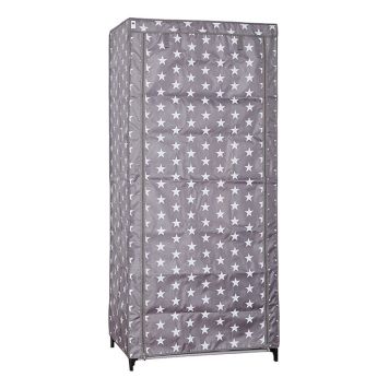 KLÄDGARDEROB STORE !T TEXTIL STJÄRNTRYCK 50X80X175CM