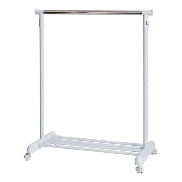 KLÄDSTÄLLNING STORE !T PÅ HJUL VIT 84X44X101-165CM