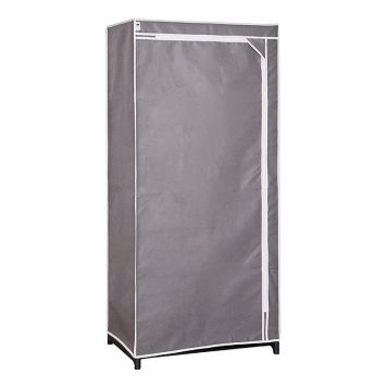 KLÄDGARDEROB STORE !T TEXTIL GRÅ 50X75X160 