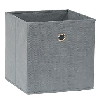 FÖRVARINGSLÅDA STORE !T GRÅ 30X30X30CM  