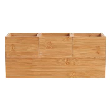 FÖRVARINGSLÅDOR BAMBU 4-PACK