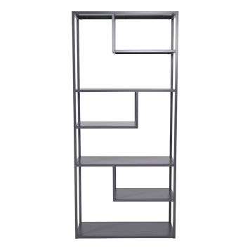 HYLLA VENTURE HOME STAAL 188X85X35CM LJUSGRÅ