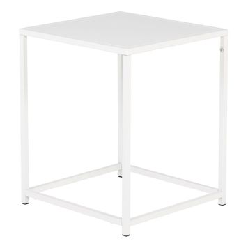 SIDOBORD VENTURE HOME STAAL 38X37X45,7CM VIT