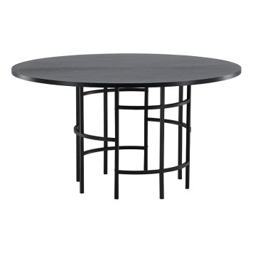 MATBORD VENTURE HOME COPENHAGEN RUND Ø140CM SVART