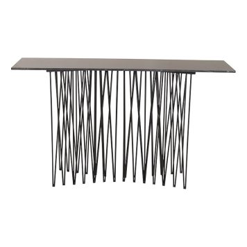 AVLASTNINGSBORD VENTURE HOME STONE 130X74X37CM SVART