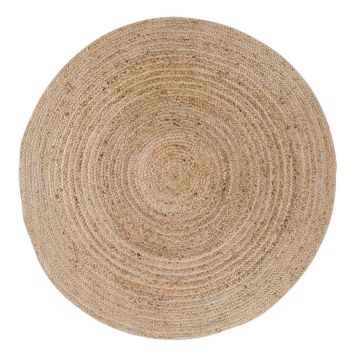 JUTEMATTA OLIVIA Ø90CM NATUR  