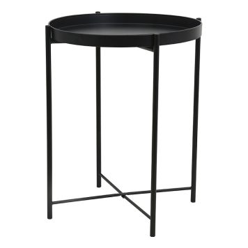 SIDOBORD Ø38CM SVART