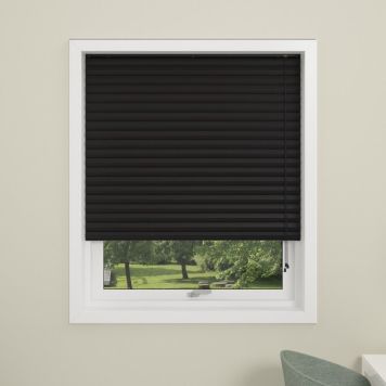 PLISSÉGARDIN DUBAI MÖRKLÄGGANDE 120X130CM SVART  