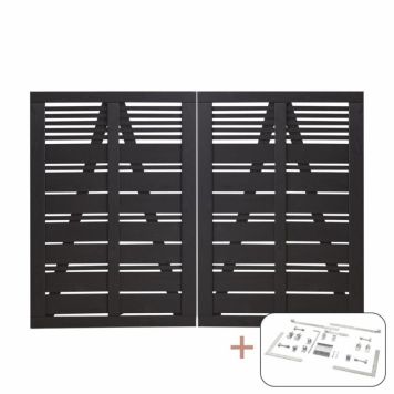 DUBBELGRIND PLUS SILENCE 200X140CM SVART