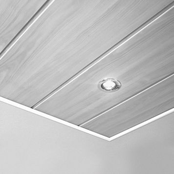 KVARTSLIST LOGOCLIC MDF VIT HÖGGLANS 12X12X2600MM