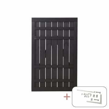 GRIND PLUS RUSTIK 100X158CM SVART