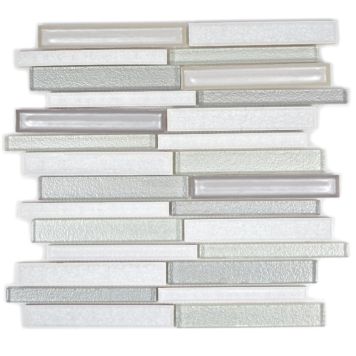 MOSAIK INTERLOCK ARTIC WHITE 30X30CM PRIS PER ARK